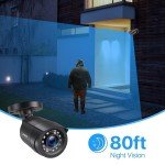 ZOSI 2-Pack 1080P Outdoor Security Cameras