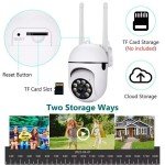 1080P WiFi Outdoor PTZ Security Camera