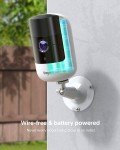 Voger Wireless Outdoor Security Camera with Rechargeable Battery