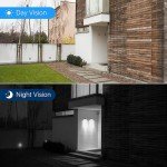 ZOSI 2-Pack 1080P Outdoor Security Cameras