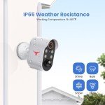 Wireless 1080P Outdoor Security Camera with Battery