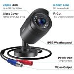 ZOSI 2-Pack 1080P Outdoor Security Cameras