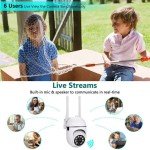 1080P WiFi Outdoor PTZ Security Camera