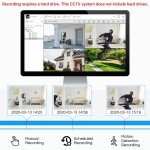 ZOSI Full HD 1080P 8-Channel Security Camera System