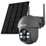 ANRAN Solar-Powered 360° Wireless Security Camera