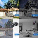 ZOSI 2-Pack 1080P Outdoor Security Cameras