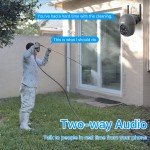 ANRAN Solar-Powered 360° Wireless Security Camera