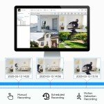 ZOSI 1080P 8CH Home Security Camera System