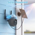 ANRAN Solar-Powered 360° Wireless Security Camera
