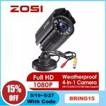 ZOSI 1080P HD Outdoor Security Camera with Night Vision