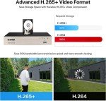 ZOSI 1080P 8CH Home Security Camera System