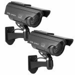 Solar-Powered Fake Security Camera with LED