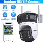 6K Triple Lens Wireless Outdoor Security Camera