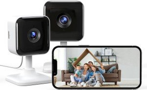 GNCC 2-Pack Indoor Wi-Fi Security Cameras