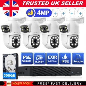 CAMCAMP 4MP 8CH POE Security Camera System