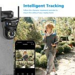 12MP 6K Wireless Outdoor PTZ Security Camera