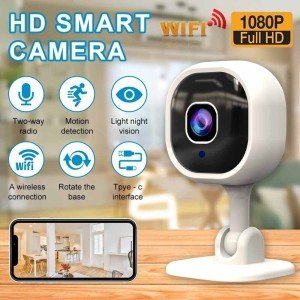 Wireless HD Mini Indoor Security Camera with Night Vision