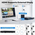 CAMCAMP 4MP 8CH POE Security Camera System