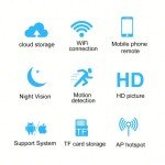 1080P Wireless Indoor/Outdoor Mini Security Camera