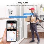 CAMCAMP 4MP 8CH POE Security Camera System