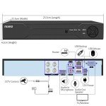4-Channel 3K HD CCTV Video Recorder with Hard Drive