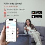 Smart Home Security Alarm System with No Fees