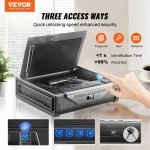 VEVOR Steel Pistol Safe with Quick Access Lock