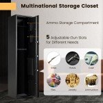 Quick Access 5-Gun Metal Rifle Security Safe