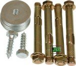 Wall Anchor Fixing Kit for Gun Safe Securement