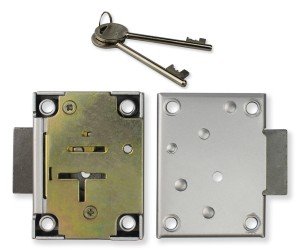 Dual 7-Lever Gun Cabinet Locks with Keys
