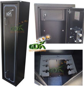 GDK Extra Large Gun Cabinet with Ammo Safe