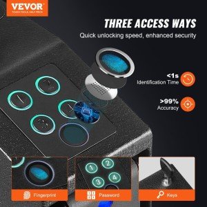Quick Access Biometric Gun Safe for Pistols