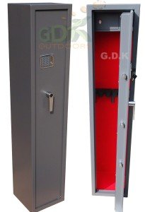 Digital Lock Gun Cabinet for 5 Firearms