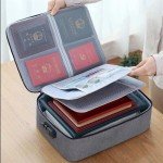 Fireproof Locking Document Storage Box and Organizer