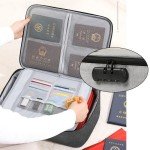 Fireproof Locking Document Storage Box and Organizer