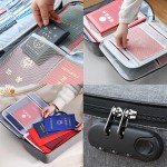 Fireproof Locking Document Storage Box and Organizer