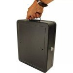 Large Fireproof Security Lock Box for Home