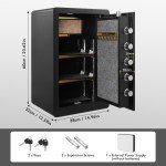 Fingerprint Lock Digital Safe Box for Home Office