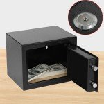 Heavy-Duty Fireproof Steel Safe for Valuables