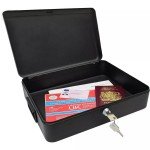 Large Fireproof Security Lock Box for Home