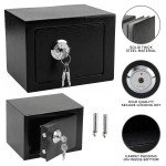 Heavy-Duty Fireproof Solid Steel Safe for Valuables