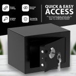 Heavy-Duty Fireproof Steel Safe for Valuables