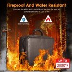 Fireproof Waterproof Lockable Document Storage Box