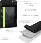 Fireproof Waterproof Document and Money Organizer Pouch