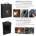 Fireproof and Waterproof Document Storage Pouch