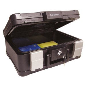 Fireproof Waterproof Lockable Deed Box Safe