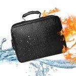 Fireproof A4 Document Box with Lock and Waterproof Design