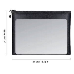 Fireproof Waterproof Document Bag & Cash Safe Box