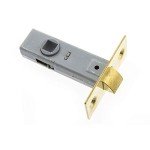 Brass Tubular Mortice Latch 2.5" - Sterling TML125