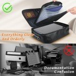 Fireproof A4 Document Box with Lock and Waterproof Design